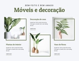 Design De Site Premium Para Móveis Para Interior