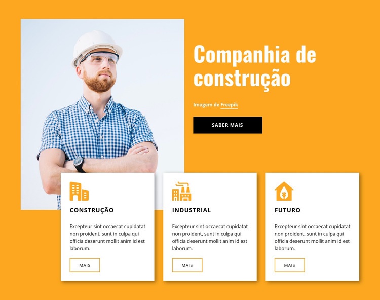 Especialistas em engenharia Design do site