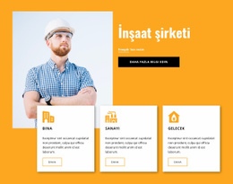 Mühendislik Uzmanları - Ücretsiz Tek Sayfalık Web Sitesi