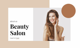 Premium Web Page Design For Hair And Beauty Salon