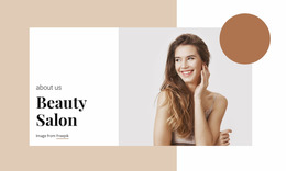 Hair And Beauty Salon - Website Mockup Inspiration
