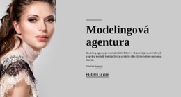 Exkluzivní Design Webových Stránek Pro Modelářská Agentura A Móda