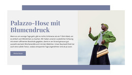 Blumenmuster – Vorlage Für Website-Builder