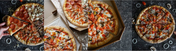 Bestes Pizzarestaurant Website-Modell