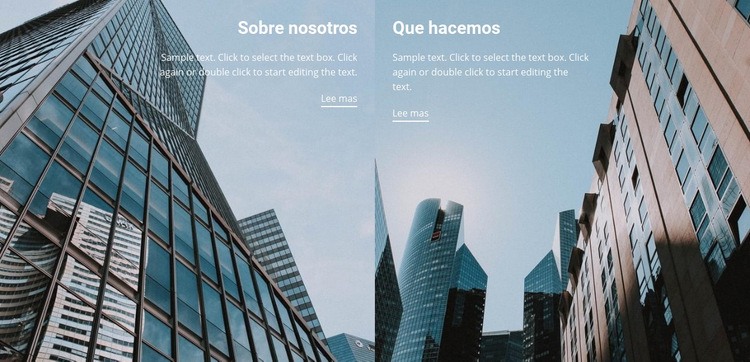 Nuestros mejores proyectos Plantillas de creación de sitios web