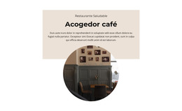 Café Acogedor: Plantilla De Código HTML