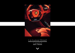 Nueva Leyenda De La Calle - Maqueta De Sitio Web Psd