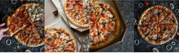 Meilleure Pizzeria - Modèle De Maquette De Site Web