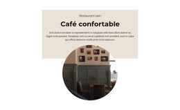 Café Confortable - Modèle De Code HTML