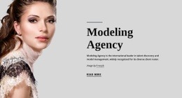 Model Agency And Fashion - Free Html Code
