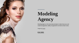 Model Agency And Fashion - Site Template