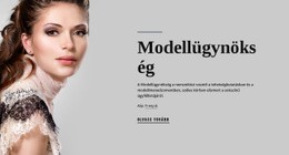 Modellügynökség És Divat – Weboldal Tervezés