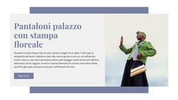 Stampa Floreale - Modello Di Sito Web Semplice