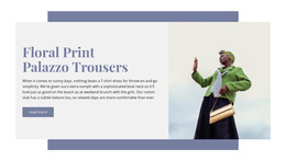 Floral Print - Beautiful Joomla Template