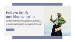 Bloemenprint Gratis CSS-Websitesjabloon