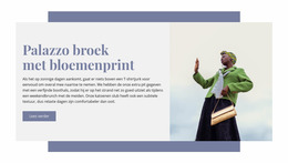 Bloemenprint - Prachtige Joomla-Sjabloon