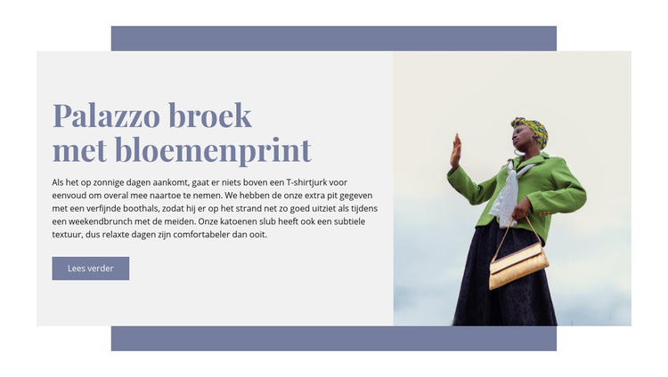 Bloemenprint WordPress-thema