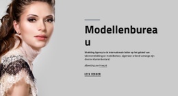 Een Exclusief Websiteontwerp Voor Modellenbureau En Mode