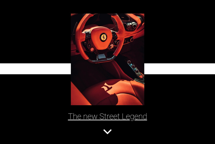 New street legend  One Page Template