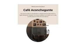 Café Aconchegante - Modelo De Código HTML