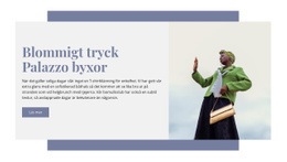 Blomtryck - Målsidesmall