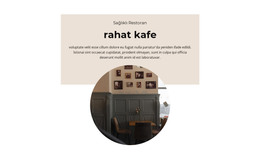 Rahat Kafe - HTML Kod Şablonu