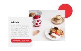 Çeşitli Kahvaltılar - Kolay Web Sitesi Tasarımı