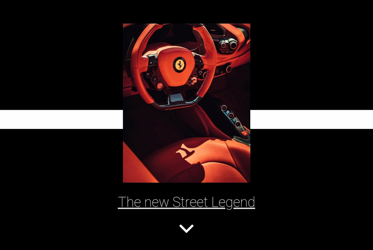 New street legend  Website Mockup
