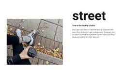 Website Design For Coffee On The Street