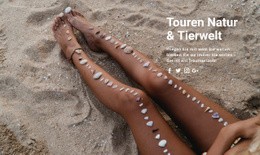 Schöne Meeresbräune - Kostenlose Vorlagen