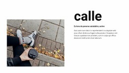 Impresionante Diseño De Sitio Web Para Café En La Calle