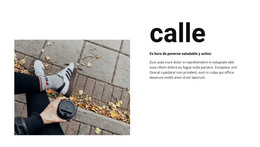 Café En La Calle: Plantilla De Página HTML