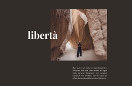 Libertà In Montagna - Mockup Di Sito Web Personalizzato