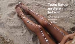 Prachtig Zeebruin Gratis Sjabloon