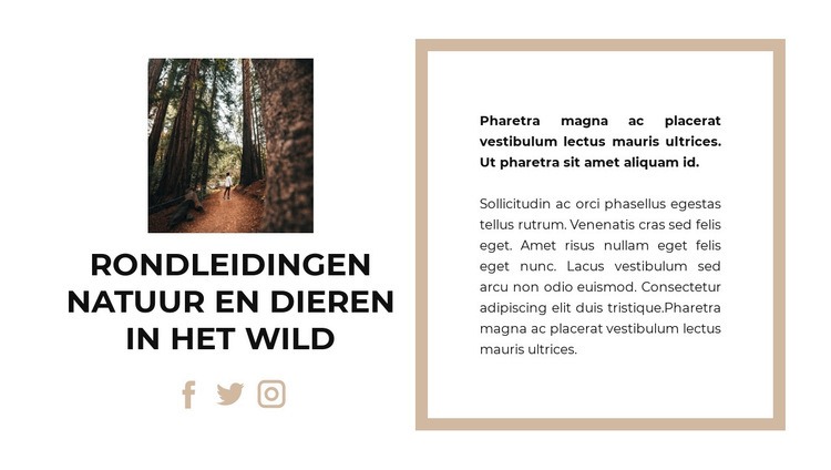 Canyon wandeling Html Website Builder