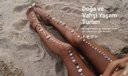 Güzel Deniz Bronzluğu - Ücretsiz Html5 Tema Şablonları