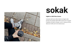 Sokakta Kahve - Özel WordPress Teması