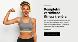 Fitness Trenér Šablona Mřížky CSS