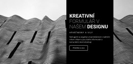 Kreativní Forma V Našem Designu – Šablona Stránky HTML