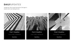 Architecture Daily News CSS Template