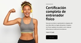 Herramienta De Maquetación De Sitio Web Para Entrenador