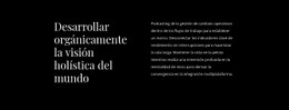 Encabezado Con Texto - Plantilla HTML5