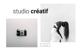 Portfolio Notre Studio De Création Modèle De Page De Destination