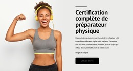 Entraîneur - Modèle De Page HTML