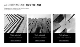 Notizie Quotidiane Di Architettura - Ispirazione Per Il Mockup Del Sito Web