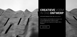 Prachtige Landingspagina Voor Creatieve Vorm In Ons Ontwerp