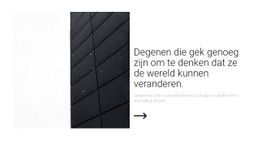 CSS-Indeling Voor Wij Kunnen De Wereld Veranderen