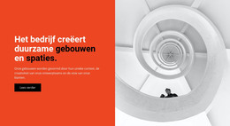 We Creëren Gebouwen - Sjabloon Voor Websitebouwer