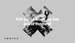 De Juiste Dingen Creëren - HTML-Webpaginasjabloon
