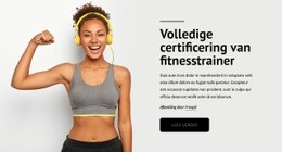 Fitnesstrainer Website Ontwerp